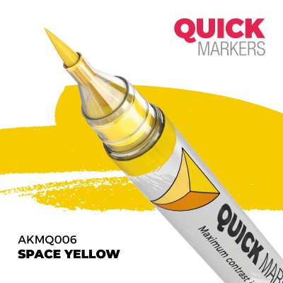 AK AKMQ006 QUICK MARKER: SPACE YELLOW (Contrast Paint)