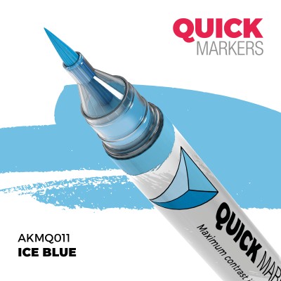 AK AKMQ011 QUICK MARKER: ICE BLUE (Contrast Paint)