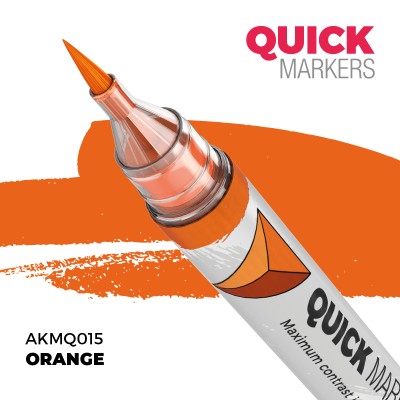 AK AKMQ015 QUICK MARKER: ORANGE (Contrast Paint)