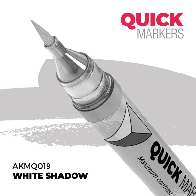 AK AKMQ019 QUICK MARKER: WHITE SHADOW (Contrast Paint)
