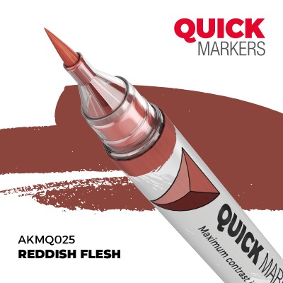 AK AKMQ025 QUICK MARKER: REDDISH FLESH (Contrast Paint)