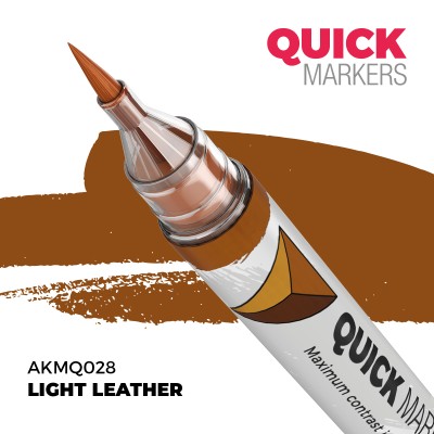 AK AKMQ028 QUICK MARKER: LIGHT LEATHER (Contrast Paint)