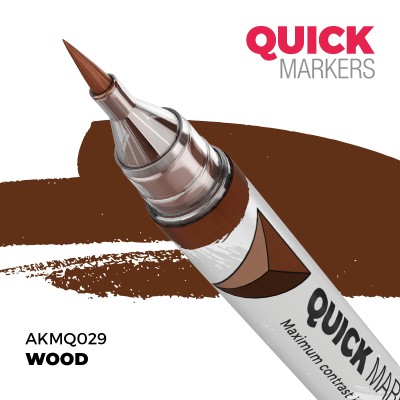 AK AKMQ029 QUICK MARKER: WOOD (Contrast Paint)