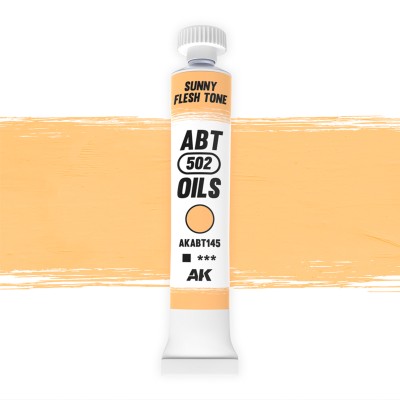 AK AKABT145 ABT502 OILS: Sunny Flesh Tone 20ml (oil paint)