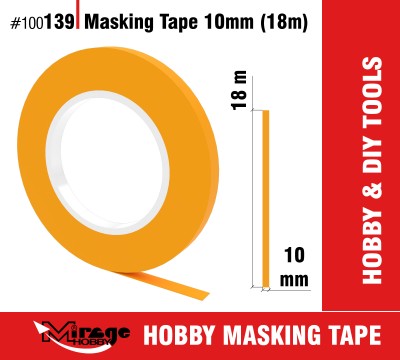 MIRAGE 100139 MASKING TAPE 10mm (18m) (taśma maskująca)