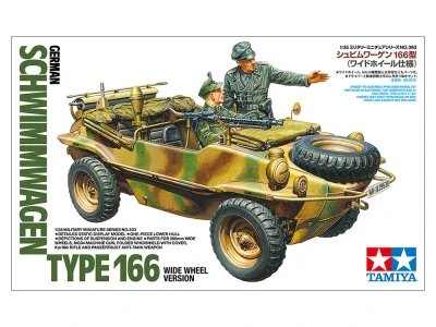 TAMIYA 35393 1:35 German Schwimmwagen Type 166 Wide Wheel Version