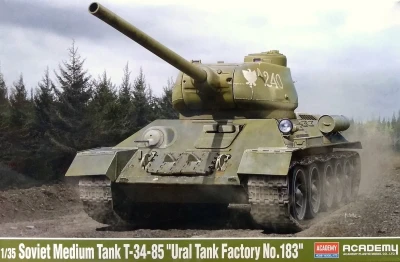 ACADEMY 13554 1:35 Soviet Medium Tank T-34-85 'Ural Tank Factory No. 183' (Polska wersja)