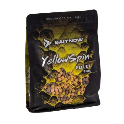 PELLET BAITNOW Method Feeder 800g - Yellow Spin 8mm [BNP0013]