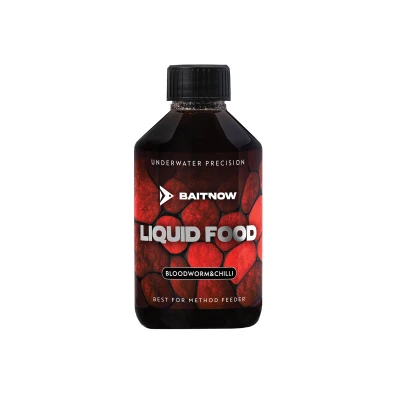 BAITNOW LIQUID FOOD 250ml BLOODWORM & CHILLI (płynny pokarm) [BNL0013]
