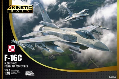 KINETIC 48156 1:48 General Dynamics F-16C Block 50/52 - Polish Air Force Viper