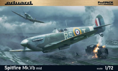 EDUARD 70206 1:72 Spitfire Mk.Vb Mid [PROFIPACK edition] (Polska Wersja)