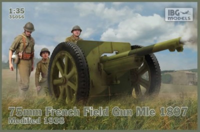 IBG 35056 1:35 75mm French Field Gun Mle 1897 Modified 1938