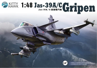 KITTY HAWK 80117 1:48 Saab JAS 39A/C Gripen