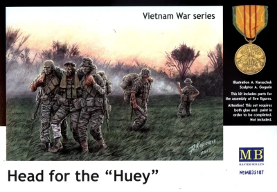 MASTER BOX 35107 1:35 Head For The 'Huey' - Vietnam Series