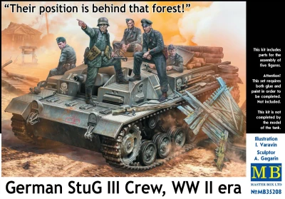 MASTER BOX 35208 1:35 German Stug III Crew