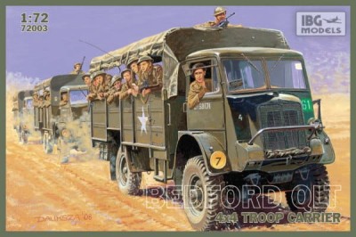 IBG 72003 1:72 Bedford QLT 4x4 Trop Carrier