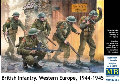 MASTER BOX 3585 1:35 British Infantry West Europe 1944-45