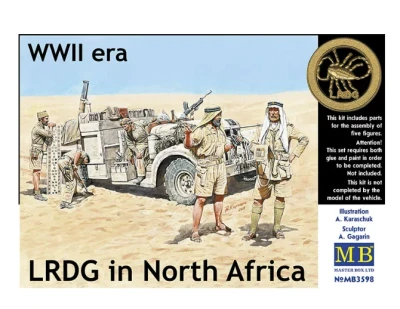 MASTER BOX 3598 1:35 British LRDG in North Africa (1941-1943)