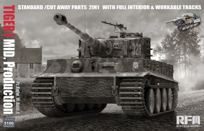 RYE FIELD MODEL RM5100 1:35 Tiger I MID. Production