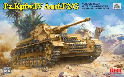 RYE FIELD MODEL RM5143 1:35 PANZER IV Ausf.F2/G with Workable Tracks