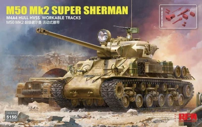 RYE FIELD MODEL RM5150 1:35 M50 Mk.2 Super Sherman (M4A4) Standard Version
