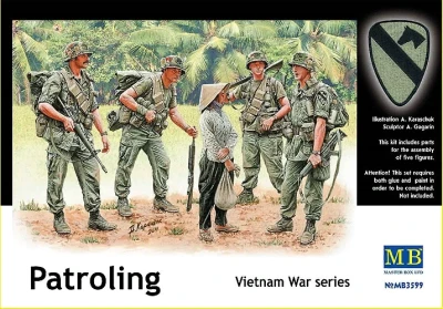 MASTER BOX 3599 1:35 Patroling (Vietnam War series)