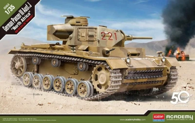 ACADEMY 13531 1:35 Panzer III Ausf. J "North Afrika"