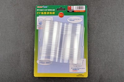 TRUMPETER 09992 PP Paint Cup with Lid M-size X 10pcs