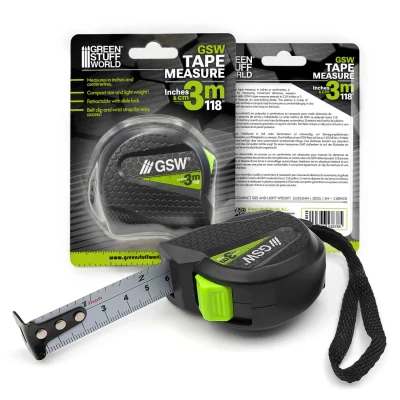 GSW 6518 Tape Measure – Centimeters and Inches (miarka do gier)