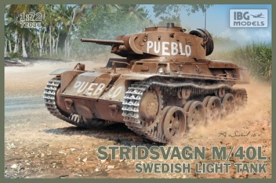 IBG 72036 1:72 Stridsvagn M/40L Swedish Light Tank