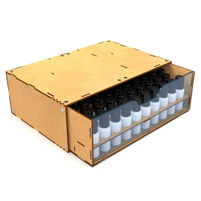 GSW 6692 Stackable Hobby Paint Rack 17ml with magnets (organizer)