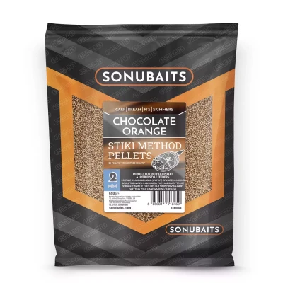 SONUBAITS STIKI METHOD PELLETS 2mm 650g - CHOCOLATE ORANGE [S1800024]