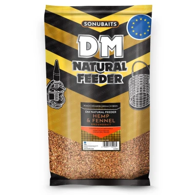 ZANĘTA SONUBAITS DM NATURAL FEEDER 1kg Hemp & Fennel [S1780023]