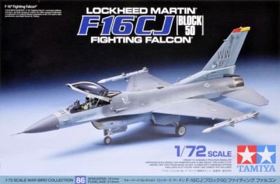 TAMIYA 60786 1:72 Lockheed Martin F-16CJ [BLOCK50] Fighting Falcon