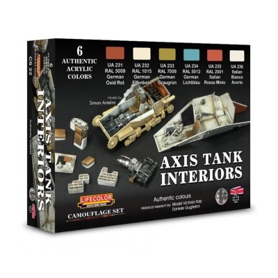 LIFECOLOR CS22 Axis Tank Interiors [PAINT SET]