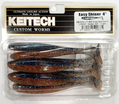KEITECH EASY SHINER 4"(10cm) LT#15 Golden Gill (op. 7szt)