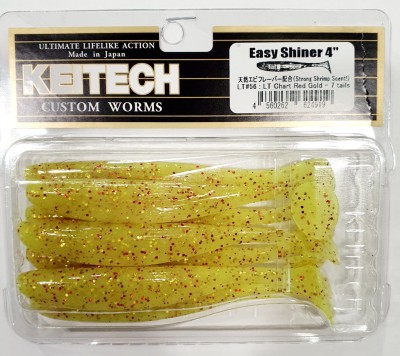 KEITECH EASY SHINER 4" (10cm) LT#56 Chart Red Gold (opak.- 7szt.)