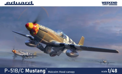 EDUARD 84214 1:48 P-51 B/C Mustang (Malcolm Hood canopy) [WEEKEND edition]