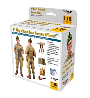 MIRAGE 160002 1:16 8th King's Royal Irish Hussars Officer