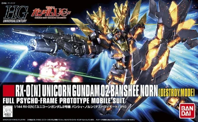 GUNDAM HG 58780 UNICORN GUNDAM 02 BANSHEE NORN (D.M.)