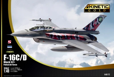 KINETIC 48172 1:48 F-16C/D Block 52+ in Polish Air Force