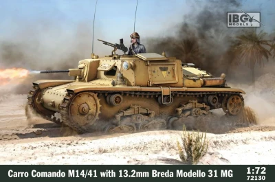 IBG 72130 1:72 Carro Comando M14/41 with 13.2 mm Breda Modello 31 MG