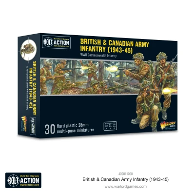 BOLT ACTION British & Canadian Army infantry (1943-45) [402011020]