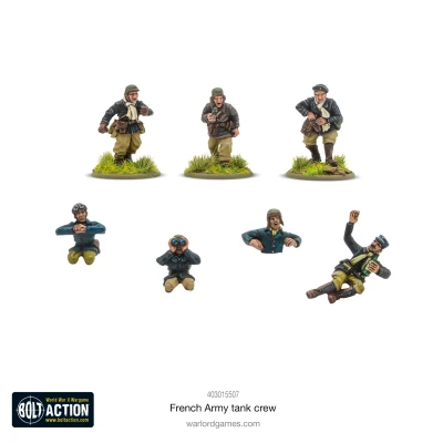 BOLT ACTION French Army Tank Crew [403015507]