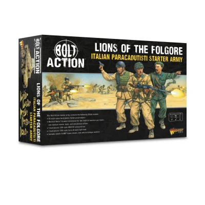BOLT ACTION STARTER Lions of the Folgore - Italian Paracadutisti Starter Army [402615802]