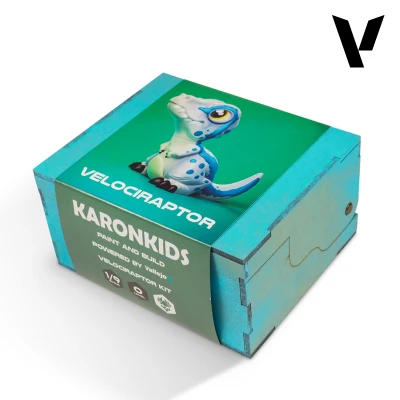 VALLEJO 70265 SET Karonkids Velociraptor (5 paints + figure set)