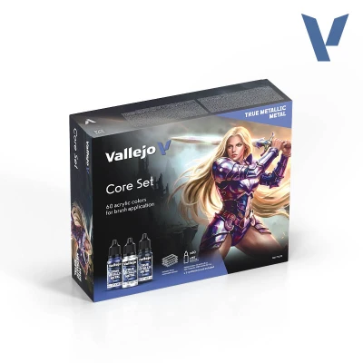 VALLEJO 77273 True Metallic Metal CORE SET (60 paints)