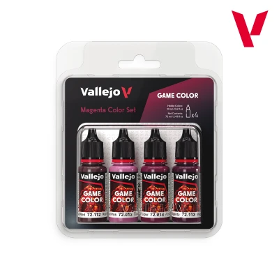VALLEJO 72388 GAME COLOR SET: MAGENTA 4x18 ml