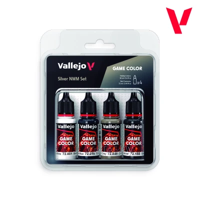 VALLEJO 72394 GAME COLOR SET: SILVER NMM 4x18 ml
