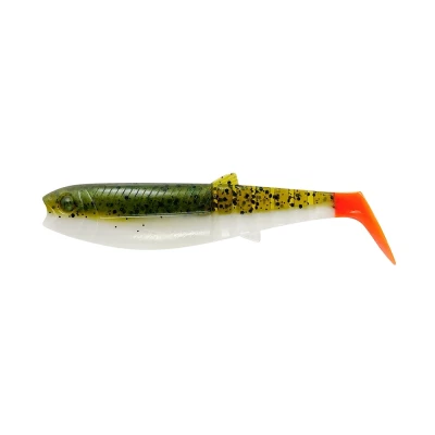 SAVAGE GEAR CANNIBAL 10cm - OLIVE HOT ORANGE (op. 1szt) [77104]